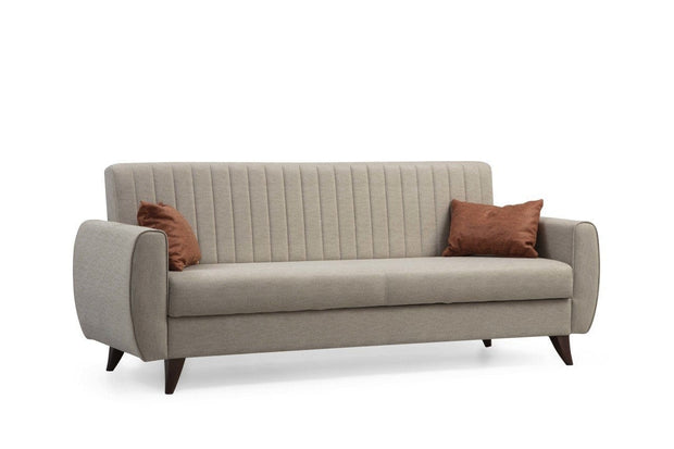 Asir Divano Letto 3 posti in tessuto Alkon Beige