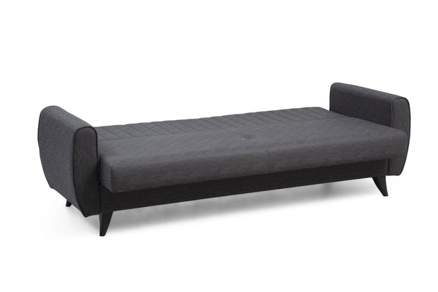 Asir Divano Letto 3 posti in tessuto Alkon Grigio