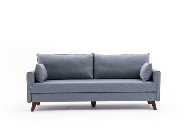 Asir Divano Letto 3 posti in tessuto Bella Blu