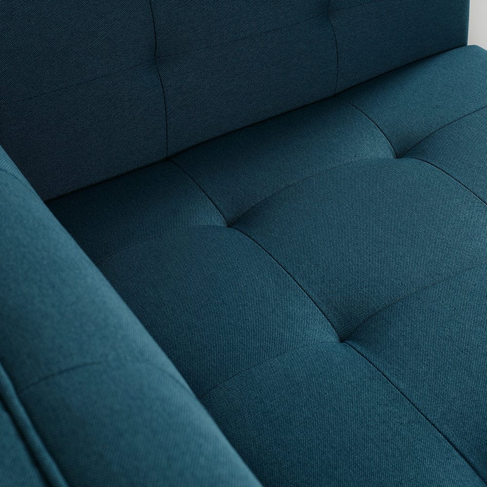 Customform Divano Letto 3 posti in tessuto By Blu