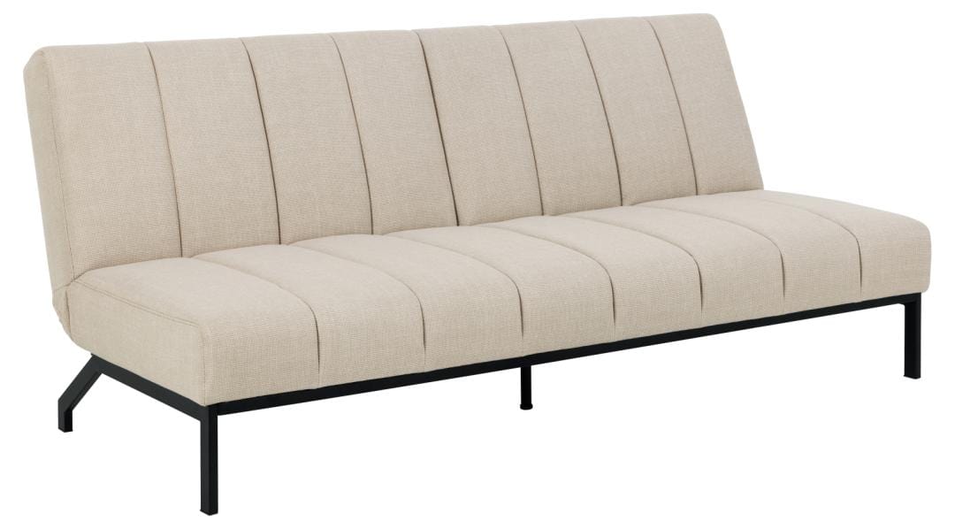 Actona Divano Letto 3 posti in tessuto Caix Beige
