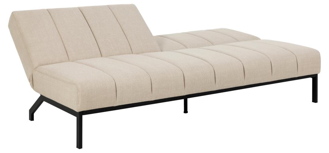 Actona Divano Letto 3 posti in tessuto Caix Beige