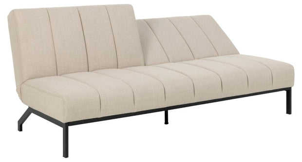 Actona Divano Letto 3 posti in tessuto Caix Beige