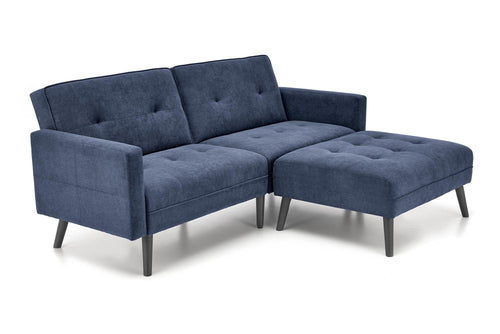 Halmar Divano Letto 3 posti in tessuto Cornelius Blu