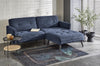 Halmar Divano Letto 3 posti in tessuto Cornelius Blu