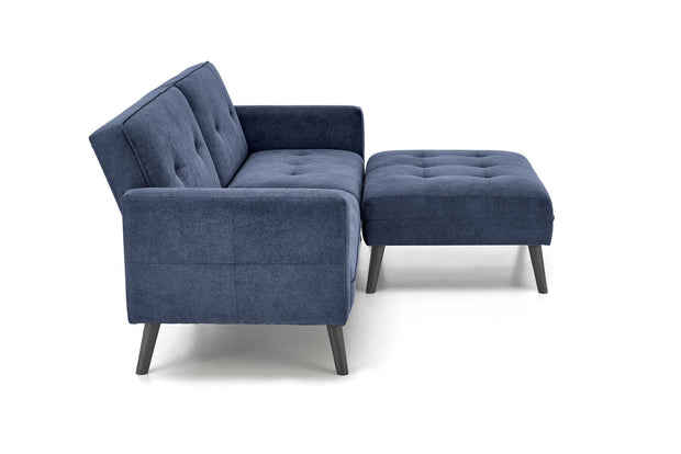 Halmar Divano Letto 3 posti in tessuto Cornelius Blu