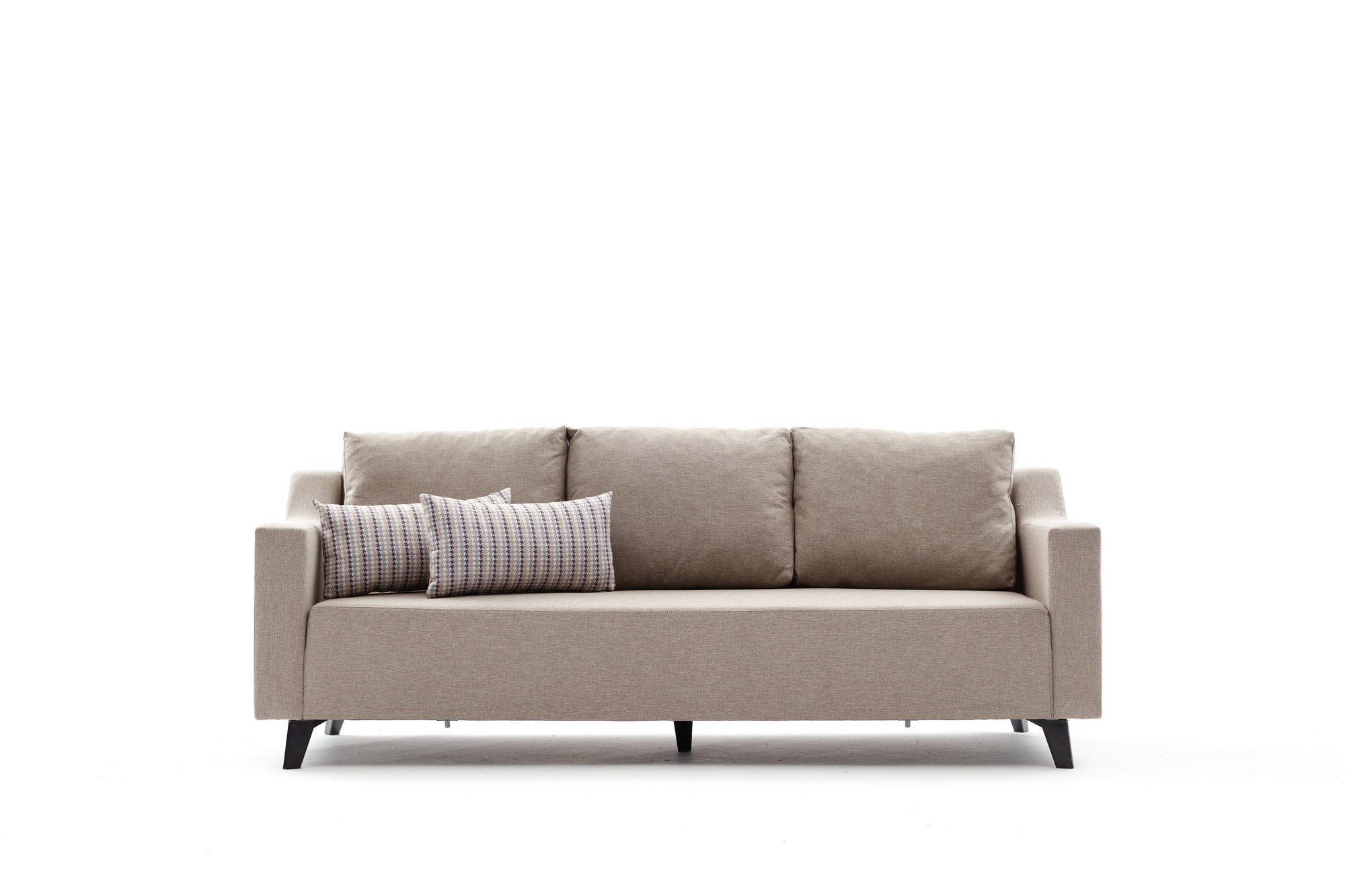 Asir Divano Letto 3 posti in tessuto Doga Crema