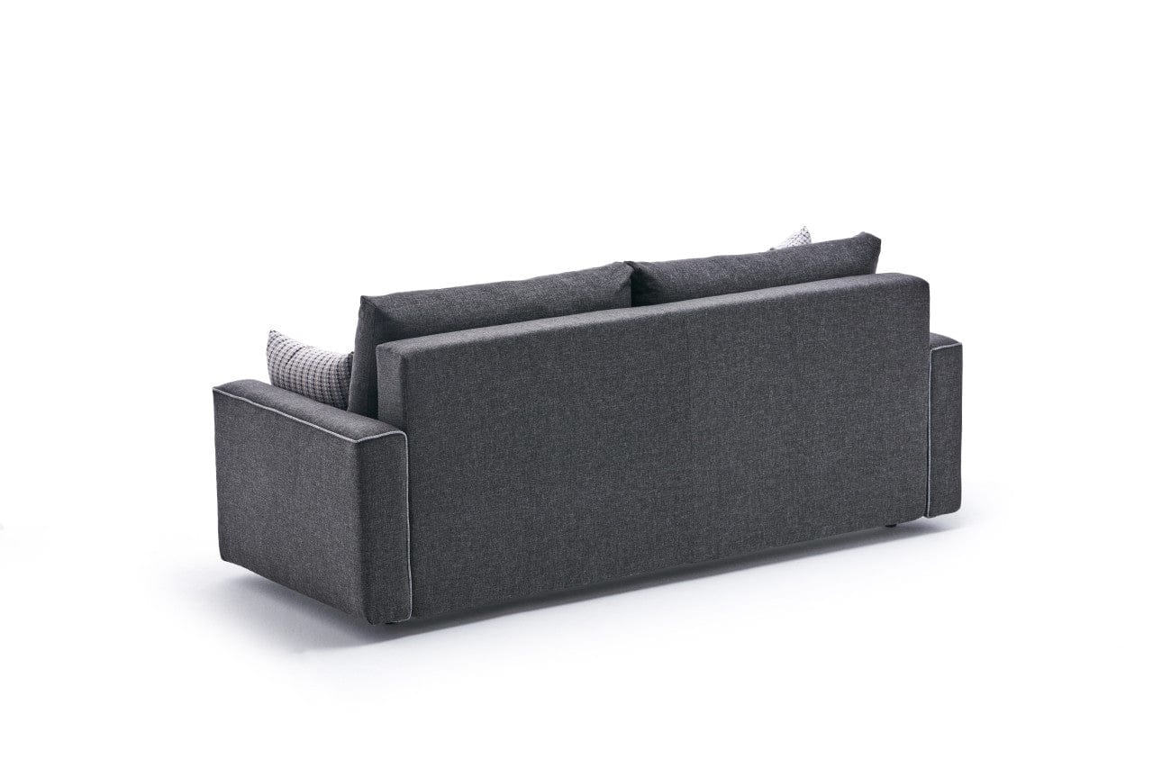 Asir Divano Letto 3 posti in tessuto Ece Antracite