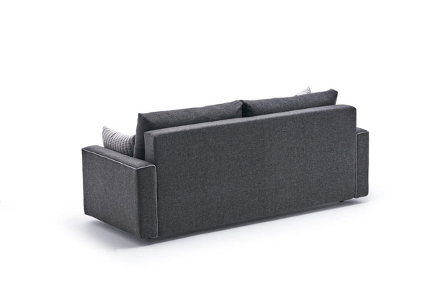 Asir Divano Letto 3 posti in tessuto Ece Antracite