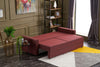 Asir Divano Letto 3 posti in tessuto Ece Bordeaux
