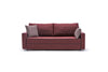 Asir Divano Letto 3 posti in tessuto Ece Bordeaux