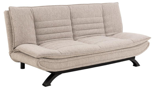 Actona Divano Letto 3 posti in tessuto Faith Beige