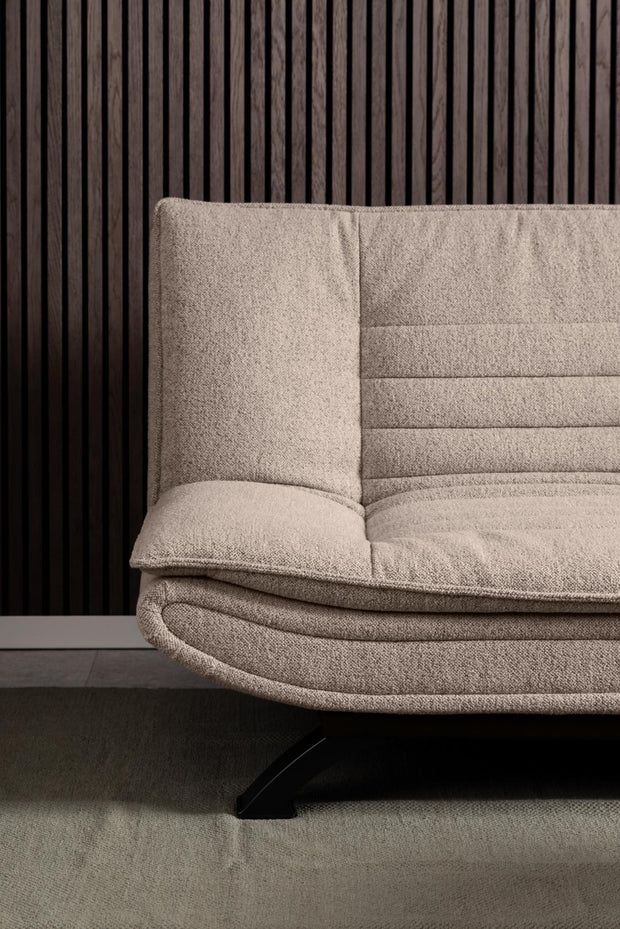 Actona Divano Letto 3 posti in tessuto Faith Beige