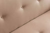 Asir Divano Letto 3 posti in tessuto Hiko Crema