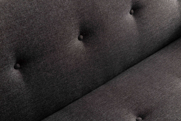 Asir Divano Letto 3 posti in tessuto Hiko Grigio