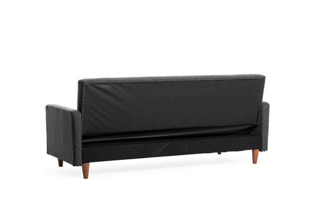 Asir Divano Letto 3 posti in tessuto Hiko Grigio