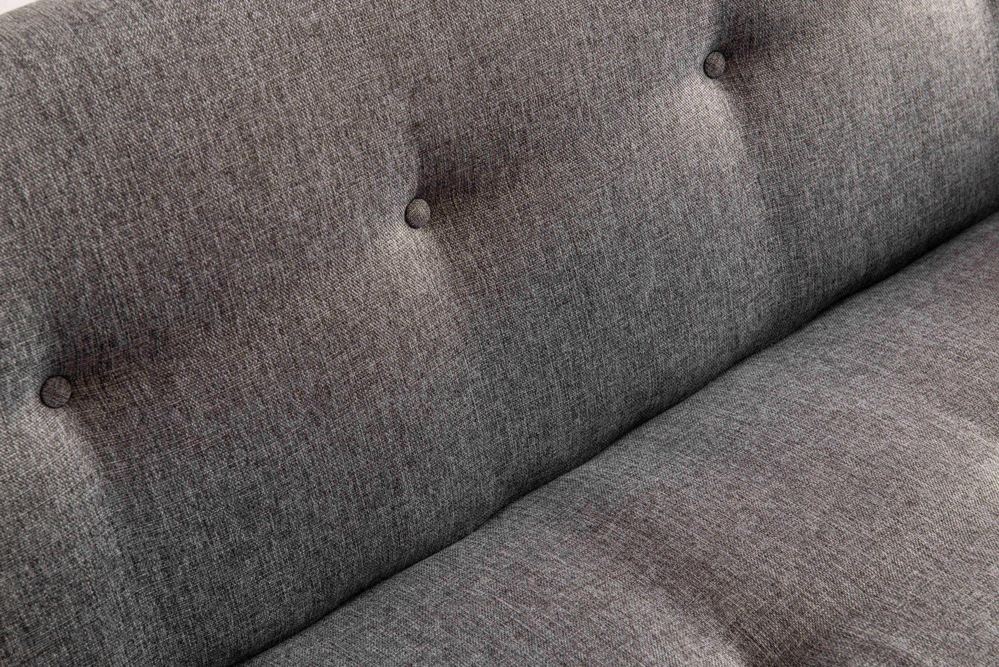 Asir Divano Letto 3 posti in tessuto Hiko Grigio