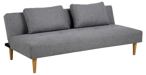 Actona Divano Letto 3 posti in tessuto Lucca Grigio