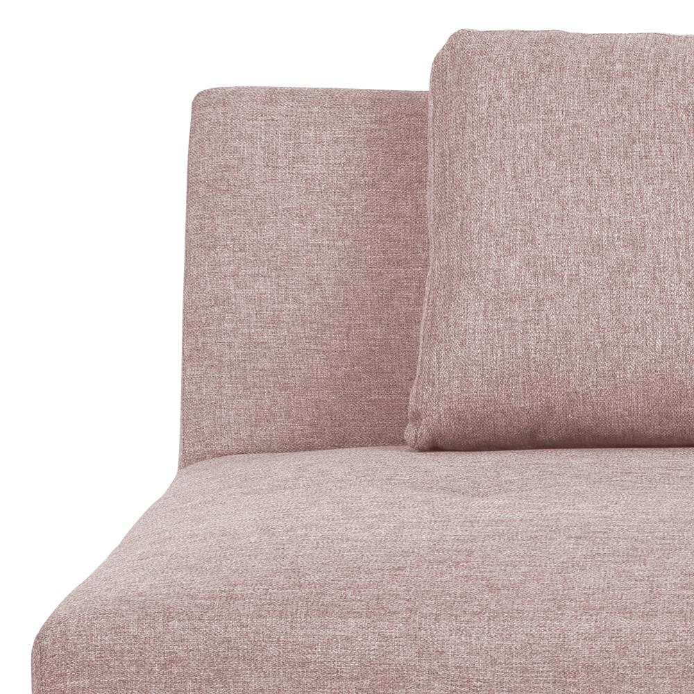 Actona Divano Letto 3 posti in tessuto Lucca Rosa
