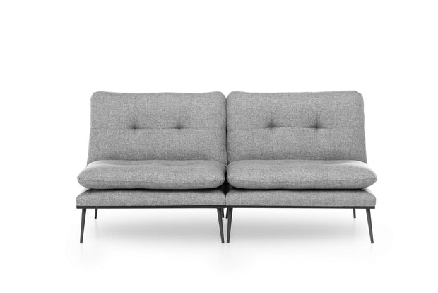 Asir Divano Letto 3 posti in tessuto Martin Grigio