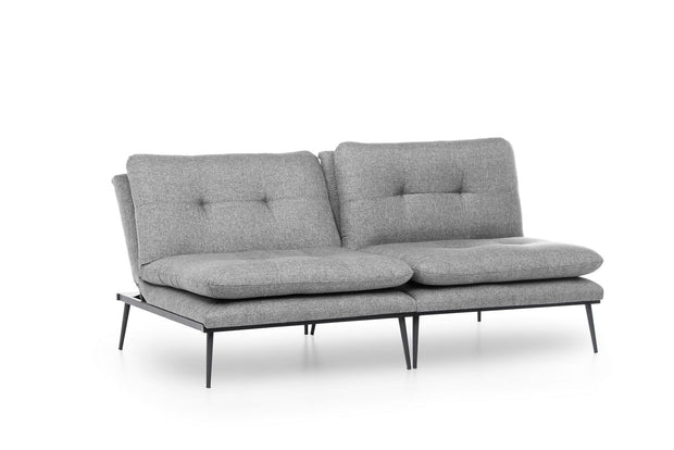 Asir Divano Letto 3 posti in tessuto Martin Grigio