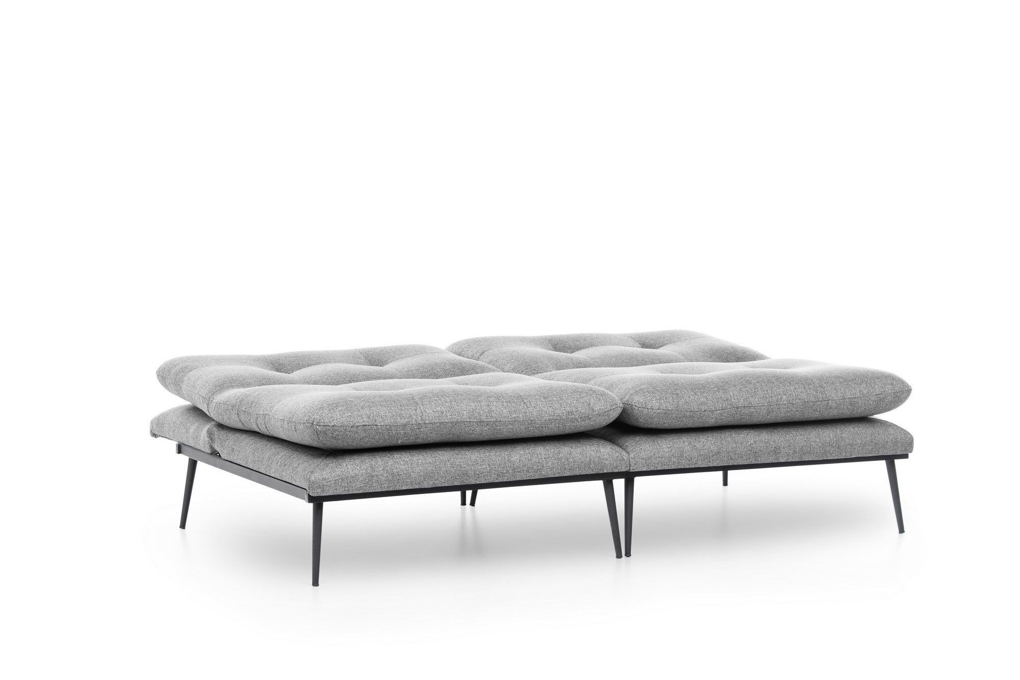 Asir Divano Letto 3 posti in tessuto Martin Grigio
