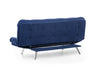 Asir Divano Letto 3 posti in tessuto Misa Blu