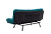 Asir Divano Letto 3 posti in tessuto Misa Blu