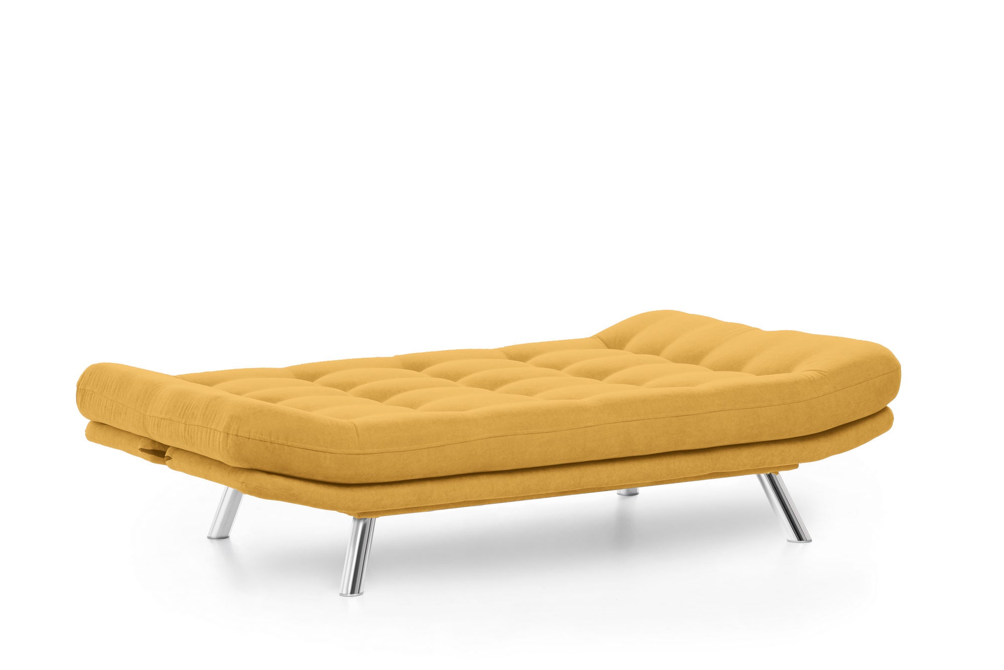 Asir Divano Letto 3 posti in tessuto Misa Giallo