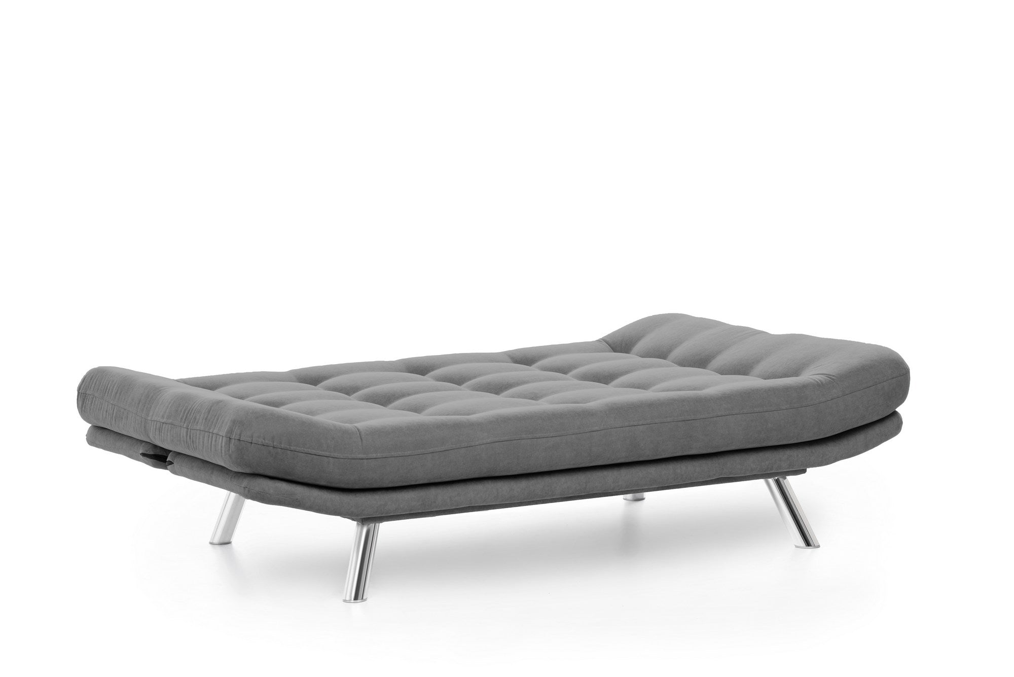 Asir Divano Letto 3 posti in tessuto Misa Grigio