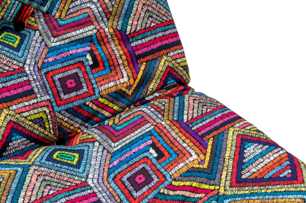 Asir Divano Letto 3 posti in tessuto Misa Multicolore