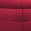 Divano Letto 3 posti in tessuto Modes Bordeaux (2)