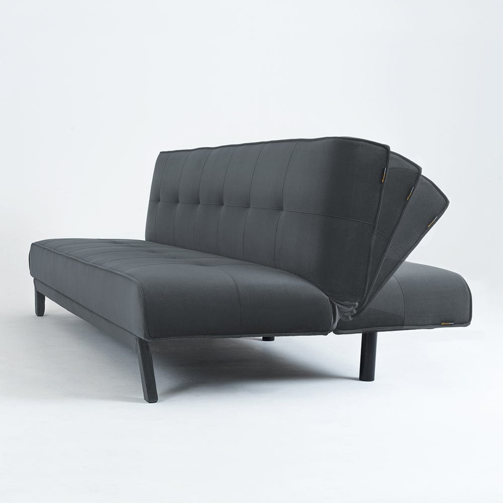 Divano Letto 3 posti in tessuto Modes Grigio (1)