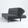 Divano Letto 3 posti in tessuto Modes Grigio (1)