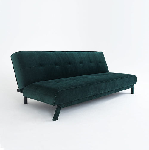 Divano Letto 3 posti in tessuto Modes Verde (1)