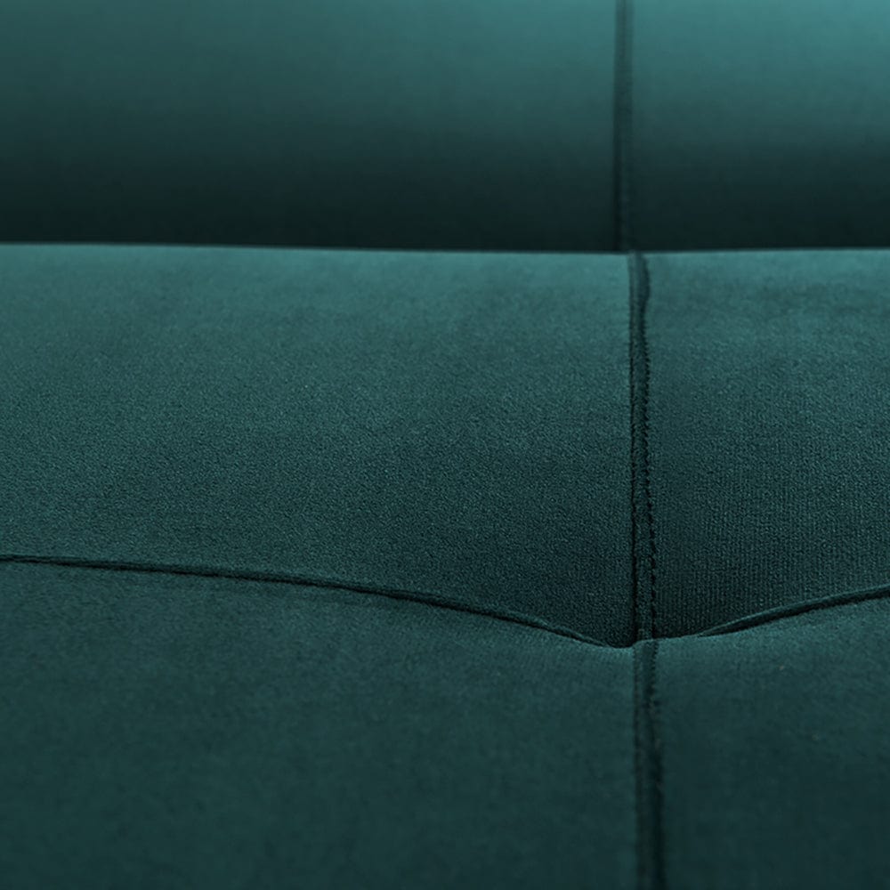 Divano Letto 3 posti in tessuto Modes Verde (2)