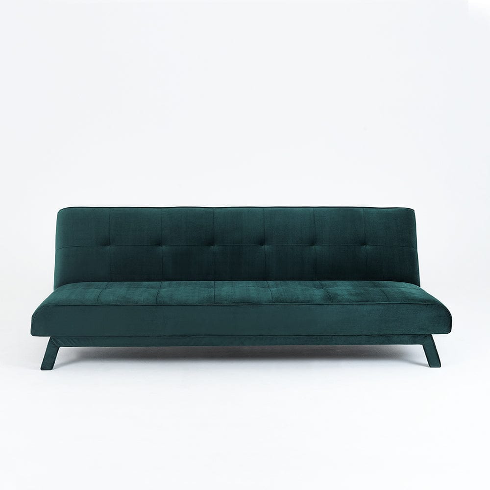 Divano Letto 3 posti in tessuto Modes Verde (3)