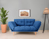 Asir Divano Letto 3 posti in tessuto Nina Blu