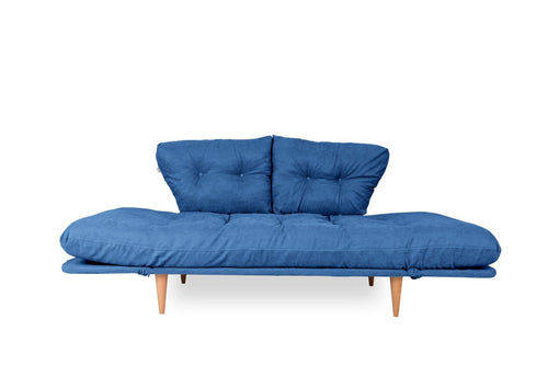 Asir Divano Letto 3 posti in tessuto Nina Blu