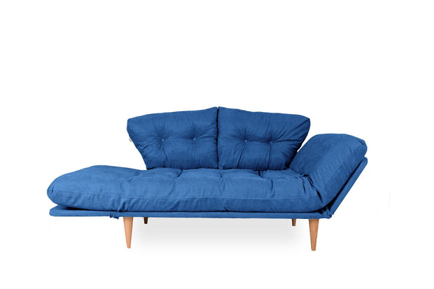 Asir Divano Letto 3 posti in tessuto Nina Blu