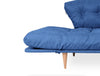Asir Divano Letto 3 posti in tessuto Nina Blu