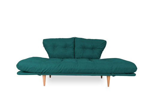 Asir Divano Letto 3 posti in tessuto Nina Blu
