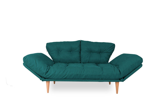 Asir Divano Letto 3 posti in tessuto Nina Blu