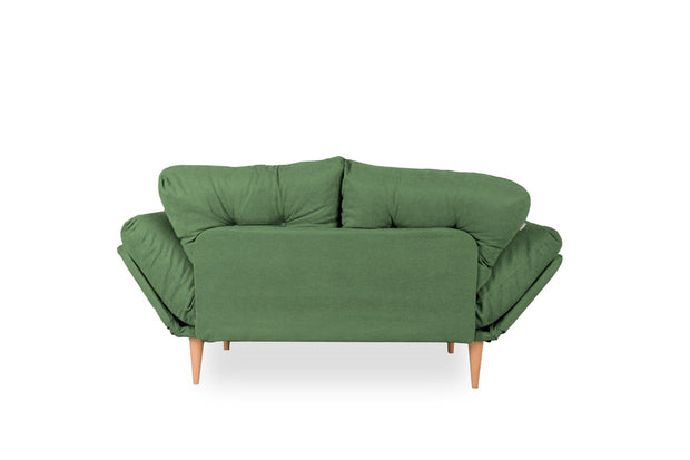 Asir Divano Letto 3 posti in tessuto Nina Verde