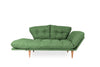 Asir Divano Letto 3 posti in tessuto Nina Verde