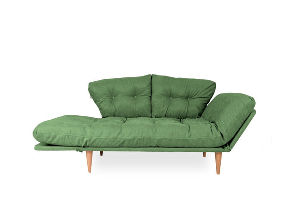 Asir Divano Letto 3 posti in tessuto Nina Verde