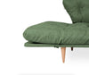 Asir Divano Letto 3 posti in tessuto Nina Verde