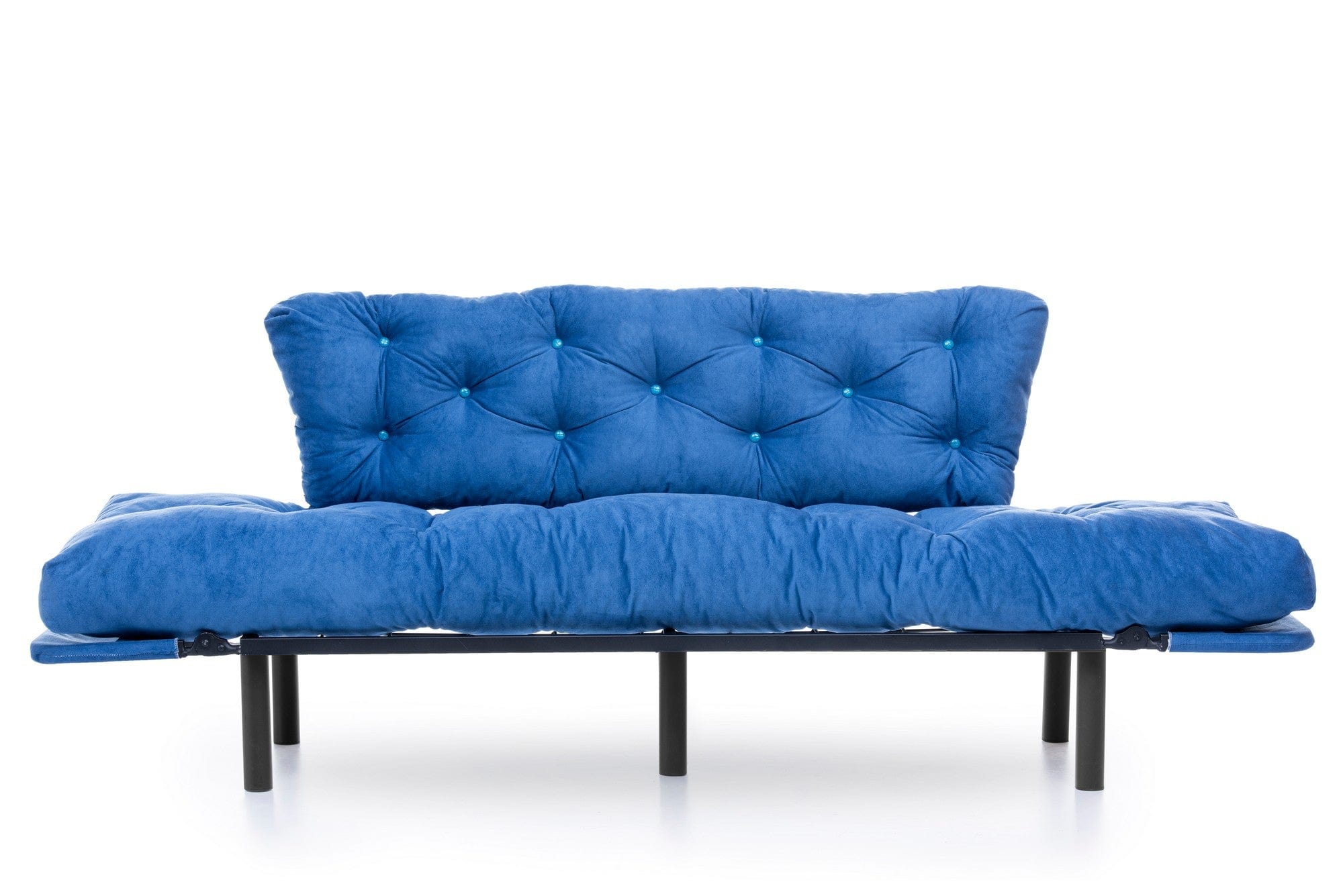 Asir Divano Letto 3 posti in tessuto Nitta Blu
