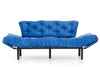 Asir Divano Letto 3 posti in tessuto Nitta Blu