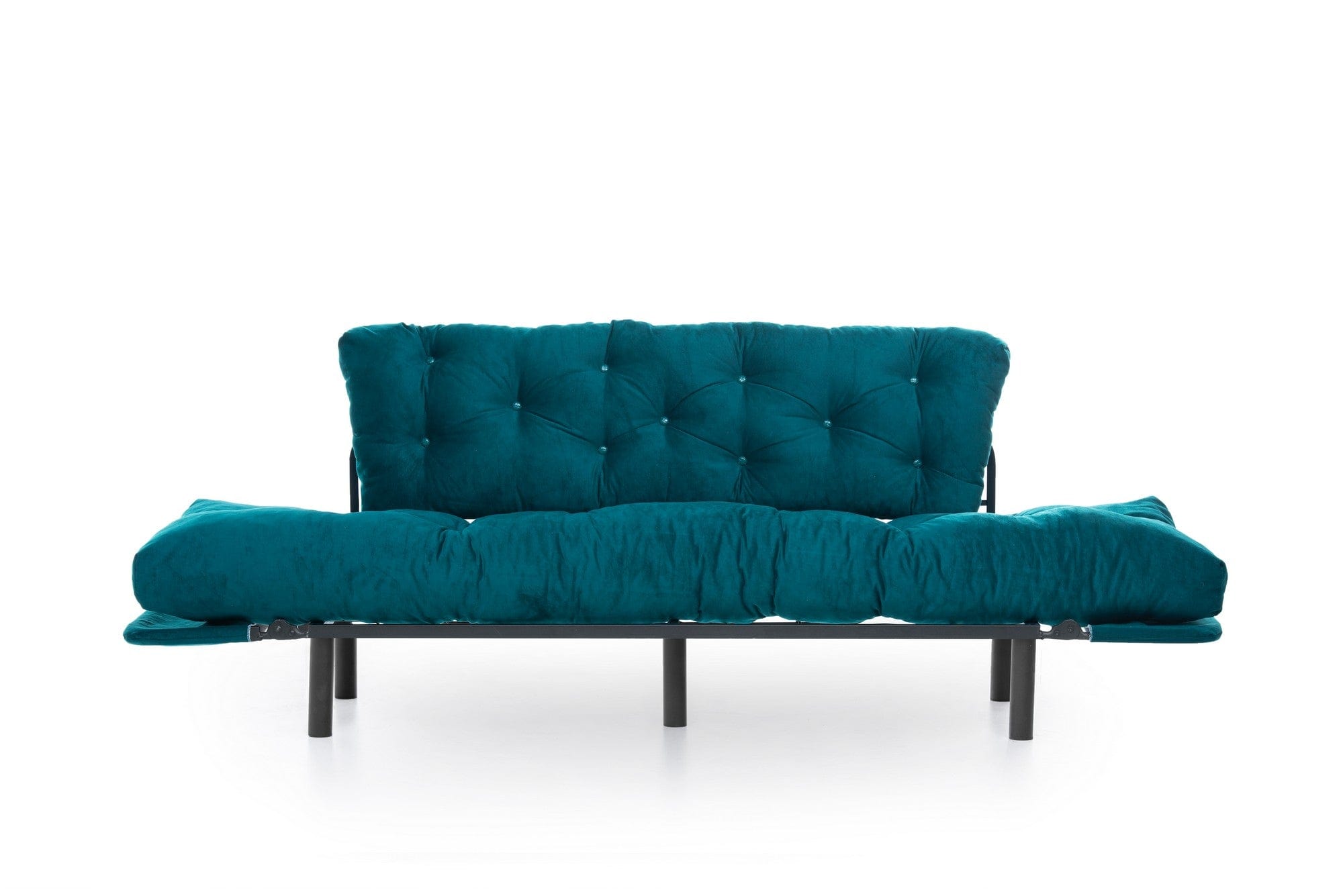 Asir Divano Letto 3 posti in tessuto Nitta Blu